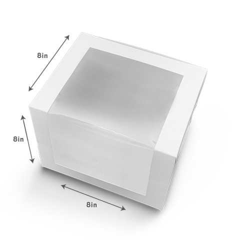 Cake Box with Wide Window
