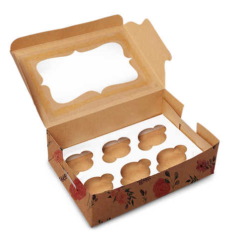 Cupcake Box for 6