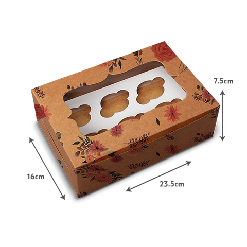 Cupcake Box for 6
