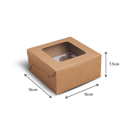 Cupcake Box For 4