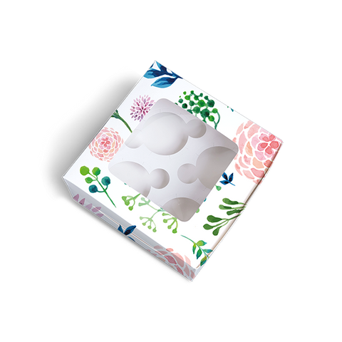 Cupcake Box For 4