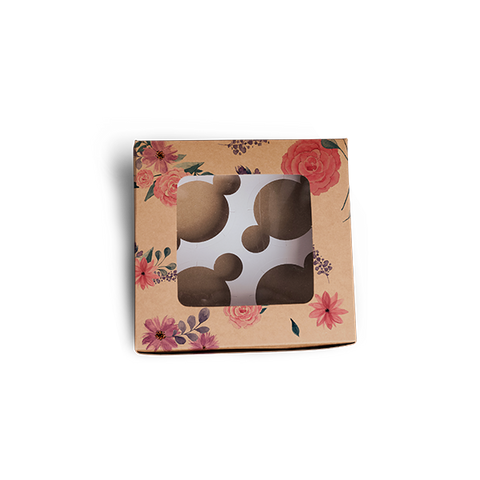 Cupcake Box For 4