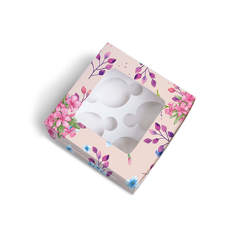 Cupcake Box For 4