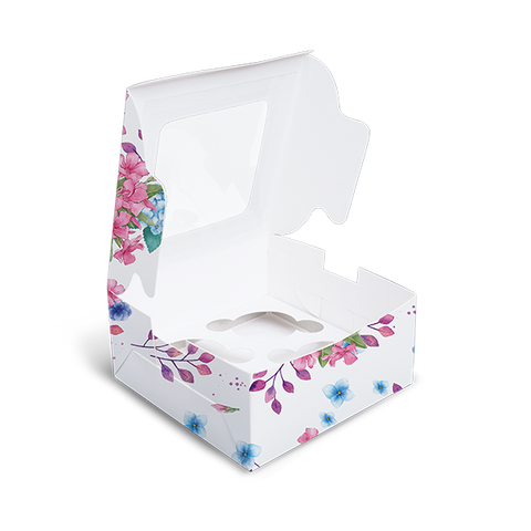 Cupcake Box For 4