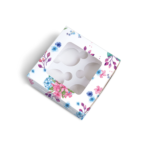 Cupcake Box For 4