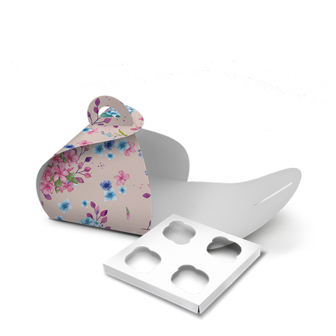 Cupcake Box for 4