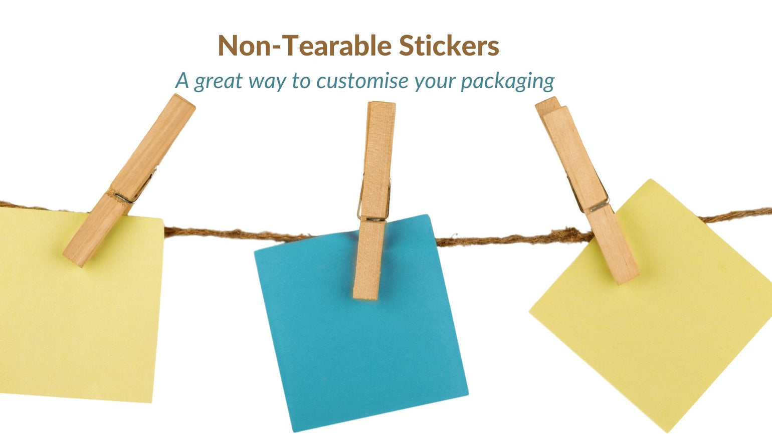 Non Gift Sticker Non-Tearable Stickers - A great way to customise your packaging – Schmancy