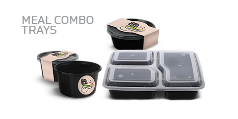 Hygienic food packaging take-away boxes during COVID