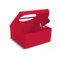Cake Box for 0.5kg - 7x7x4inch - Red