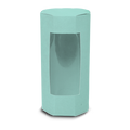 Cylindrical Box with see through window - 4x3" - Mint