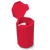 Cylindrical Box with see through window - 4x3" - Red