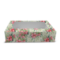 Cupcake Box for 12 With Window - 12x9x3" - Vintage Lily