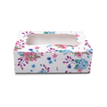 Cupcake Box for 6 - 9x6x3" - Colourful Blossom