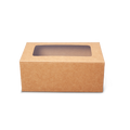 Rectangle Bakery Box for 2 Cupcake, Tea Cake, Plum Cake - 7x4x3" - Kraft