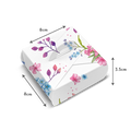 Wrap Style Favor Box - 8x8x3.5CM - Colourful Blossom
