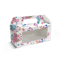 Jar Hamper Handle Box - 20x10x9cm - Colourful Blossom