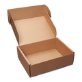 Corrugated Hamper Box - Large - 25x25x8cm Kraft