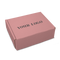 Corrugated Hamper Box - Large - 25x25x8cm Pink