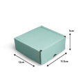 Corrugated Hamper Box - Small - 11.5x12x5cm - Mint