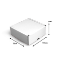 Corrugated Hamper Box - Small - 11.5x12x5cm - White