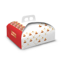 Wrap Style Hamper Box - 23x23x6.5 CM - Imperial Red Chitrakaari Box