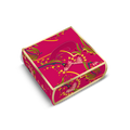 Wrap Style Favor Box - 8x8x3.5 CM - Magenta Jaali Box