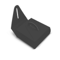 Wrap Style Favor Box - 8x8x3.5CM - Black