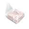 Wrap Style Favor Box - 8x8x3.5CM - Pink Ornamental