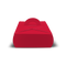 Wrap Style Favor Box - 8x8x3.5CM - Red Hearts