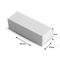Sliding Box for Cookies and Macarons - 7x2.25x2" - White