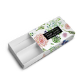 Sliding Box for Cookies and Macarons - 7x4.5x2" - Floral