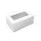 Rectangle Bakery Box for 2 Cupcake, Tea Cake, Plum Cake - 7x4x3" - White