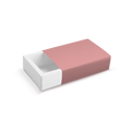 Sliding/Chocolate Box for 6 - 12.5x8x4cm - Pink