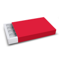 Sliding/Chocolate Box for 24 - 25x16.5x4cm - Red