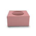 Cake Box for 0.5kg - 7x7x4inch - Pink