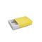 Sliding/Chocolate Box for 9 - 12.5x12.5x4cm - Yellow