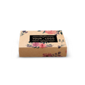 Sliding/Chocolate Box for 6 - 12.5x8x4cm - Floral Kraft