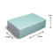 Sliding Box for Cookies and Macarons - 7x4.5x2" - Mint
