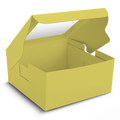 Cake Box for 2kg - 12x12x5" - Yellow