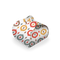 Wrapstyle Mini Cake / Cupcake Box of 4 - 6x6x3" - Multicolour Ikkat