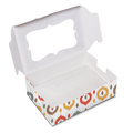 Cupcake Box for 6 - 9x6x3" - Multicolour Ikkat