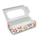 Mithai/Brownie Box for 6 - 9x5x2" - Multicolour Ikkat