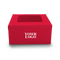 Cake Box for 1kg - 9x9x6" - Red