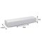 Sliding/Chocolate Box for 5 - 21x4x3cm - White