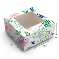 Cake Box for 2kg - 12x12x5" - Floral