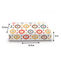 Mithai Box - 250 grams - 7x5x1.5" - Multicolour Ikkat