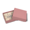 Lid with Tray Hamper Box - 8x8x2" - Pink