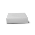 Lid with Tray Hamper Box - 8x8x2" - White