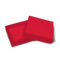 Lid with Tray Hamper Box - 8x8x2" - Red