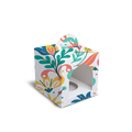 Small Handle Favour/Gift Box - 3.5x3.5x3.5" - Exotic Flora
